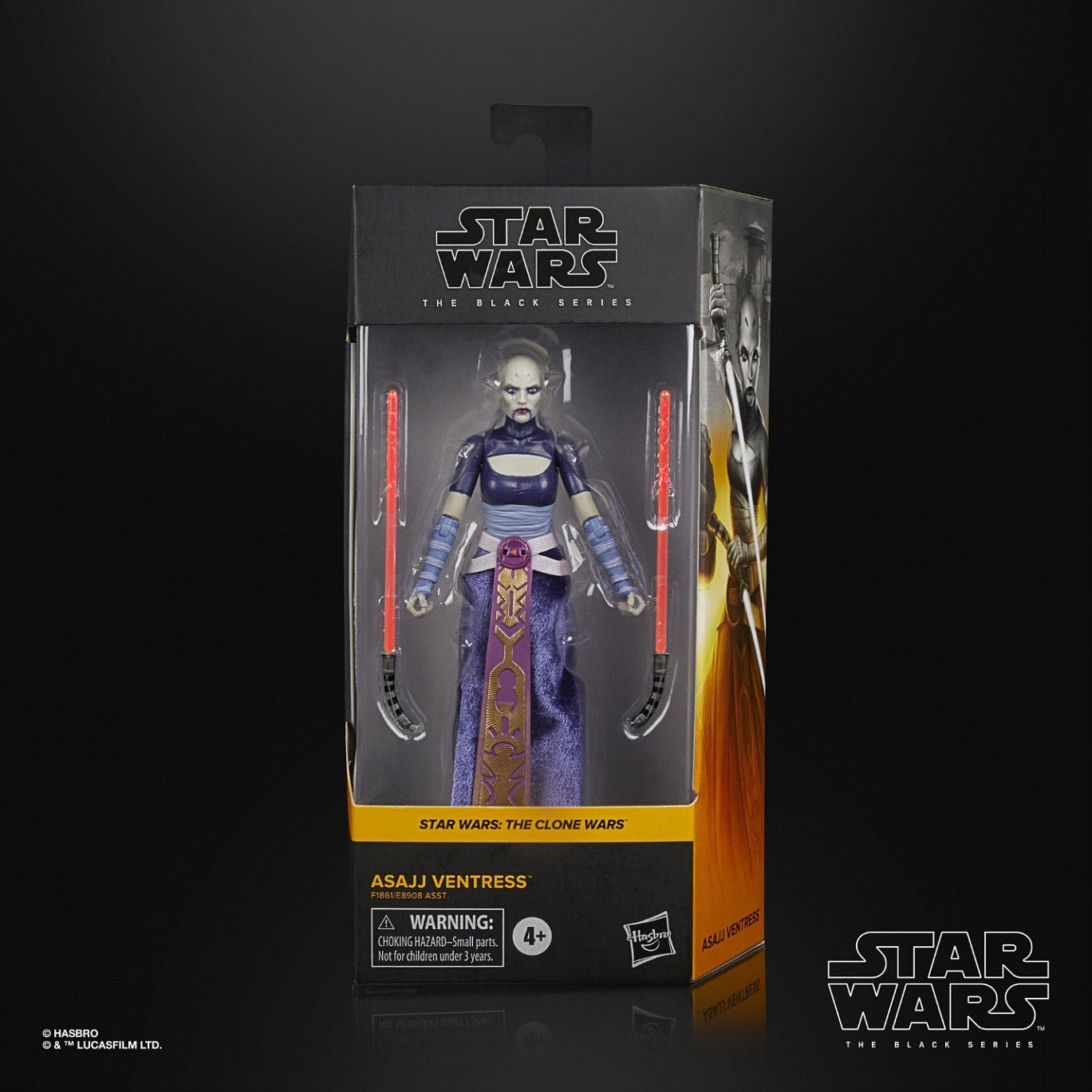 Star Wars The Black Series Asajj Ventress 6-Inch Action Figure
