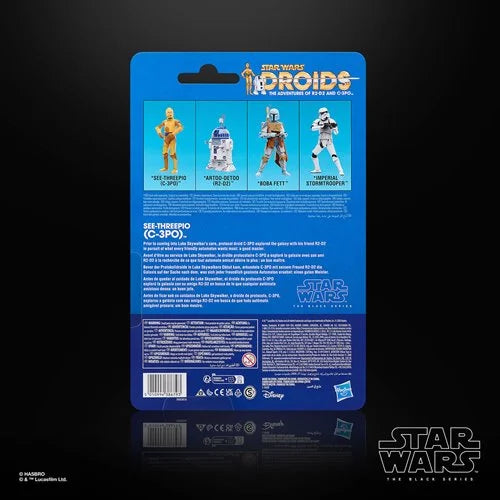 Star Wars The Black Series Droids See-Threepio (C-3PO) 6-Inch Action Figure