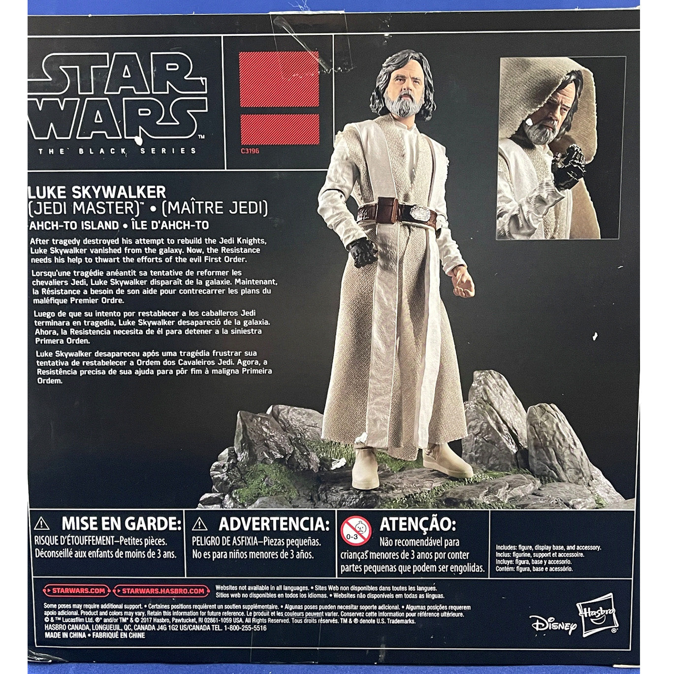 Star Wars The Black Series Luke Skywalker (jedi master) Ahc-to Island