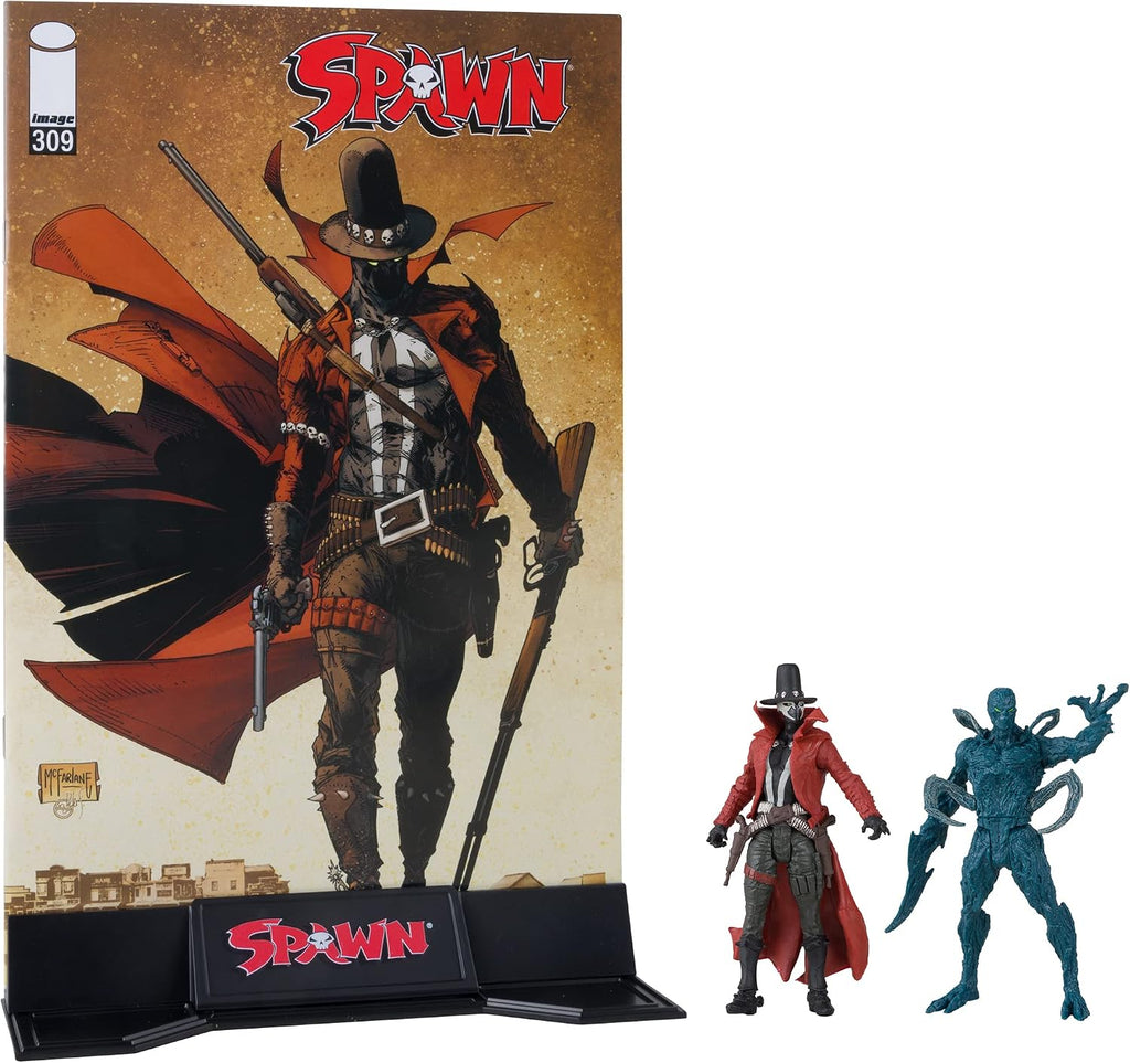 DC McFarlane Page Punchers Spawn's Gunslinger and Auger