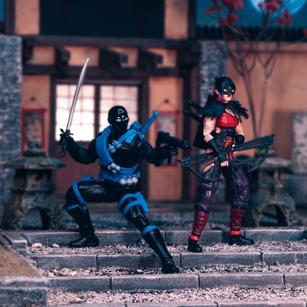 G.I. Joe Classified Series #223, Ninja Force Snake Eyes & Kim "Jinx" Arashikage Action Figure Set