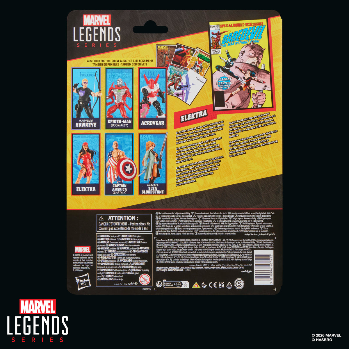 Marvel Legends Series Elektra Action Figure