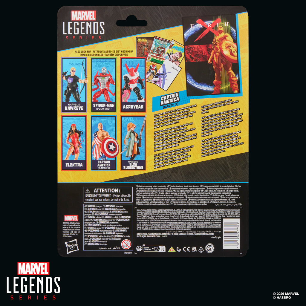 Marvel Legends Series Captain America (Earth X) Avengers Action Figure