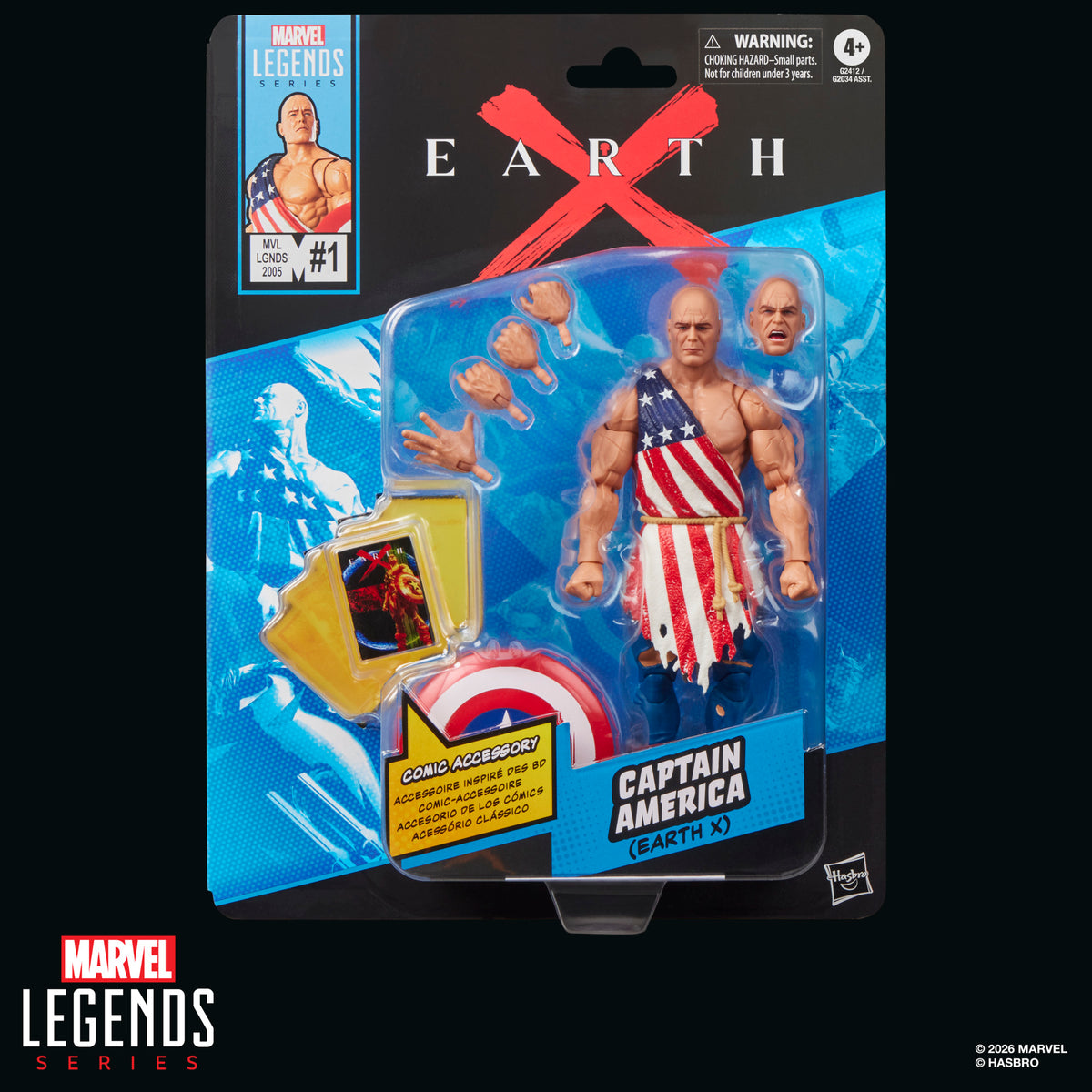 Marvel Legends Series Captain America (Earth X) Avengers Action Figure