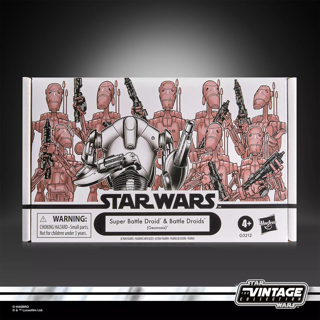 STAR WARS The Vintage Collection Super Battle Droid & Battle Droids (Geonosis)