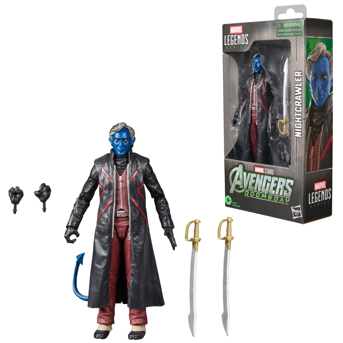 Marvel Legends Series Nightcrawler, Marvel Studios' Avengers: Doomsday 6" Action Figure