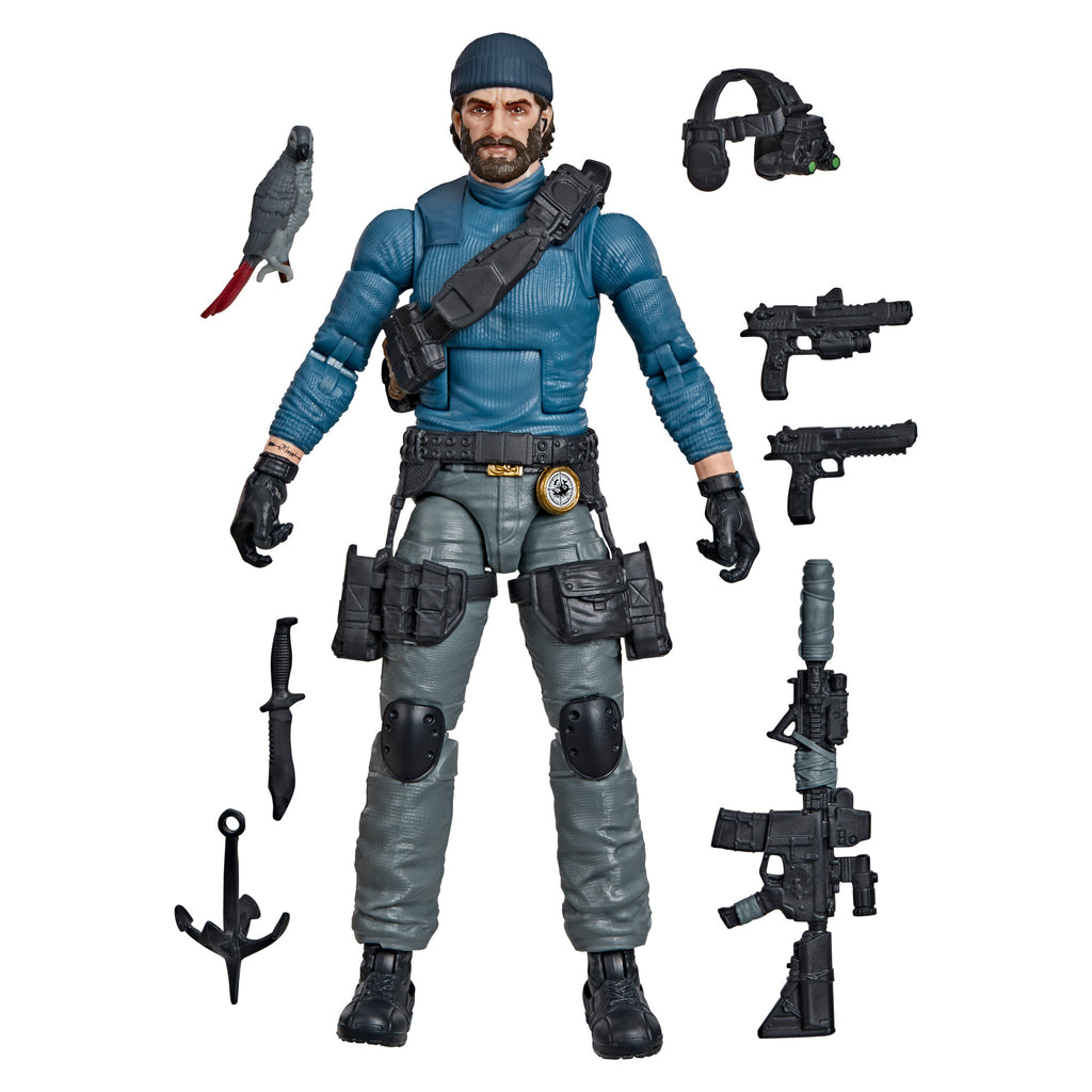 G.I. Joe Classified Series Shipwreck Action Figure & Althea Parrot
