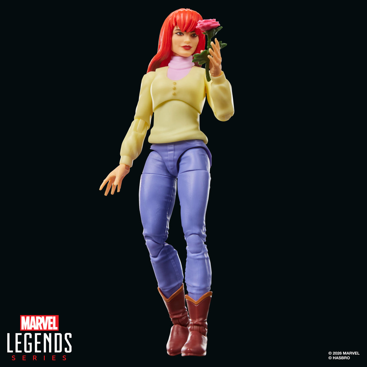 Marvel Legends Retro Card Mary Jane Watson 6 Inch Action Figure