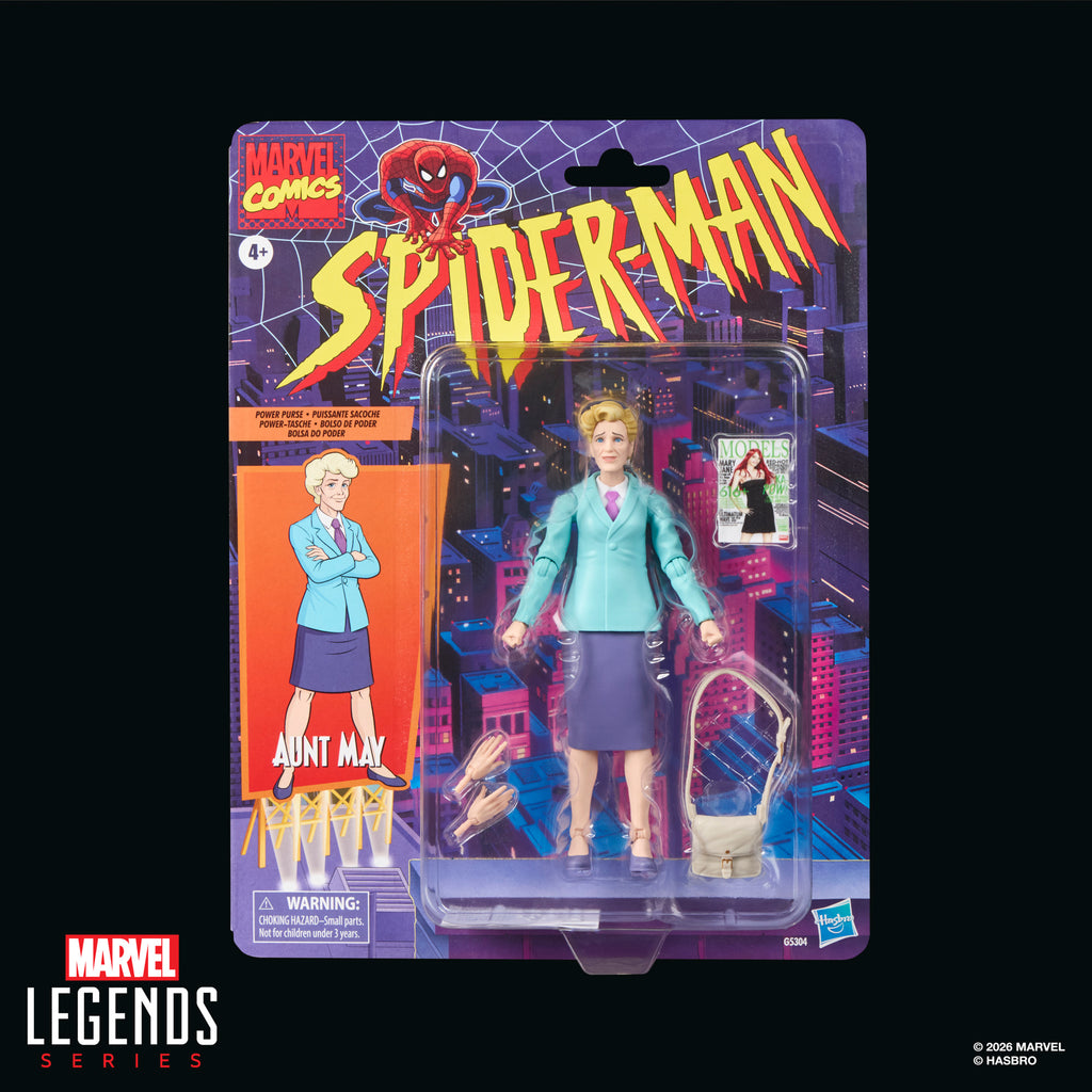 Marvel Legends Aunt May 6 Inch Action Figure