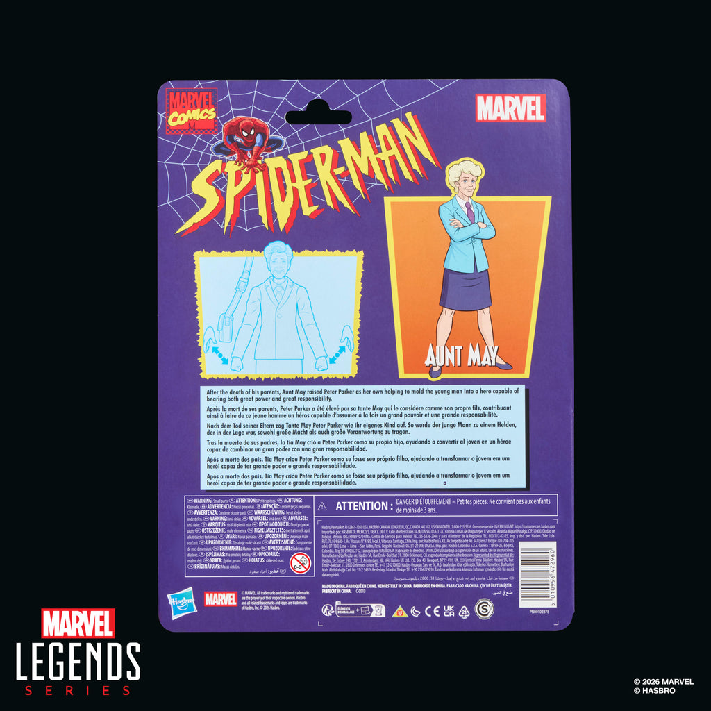 Marvel Legends Aunt May 6 Inch Action Figure