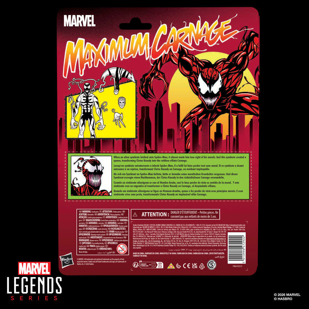 Marvel Legends Carnage 6 Inch Action Figure