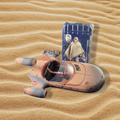 Star Wars The Black Series Luke Skywalker Landspeeder & Figure (Loose)