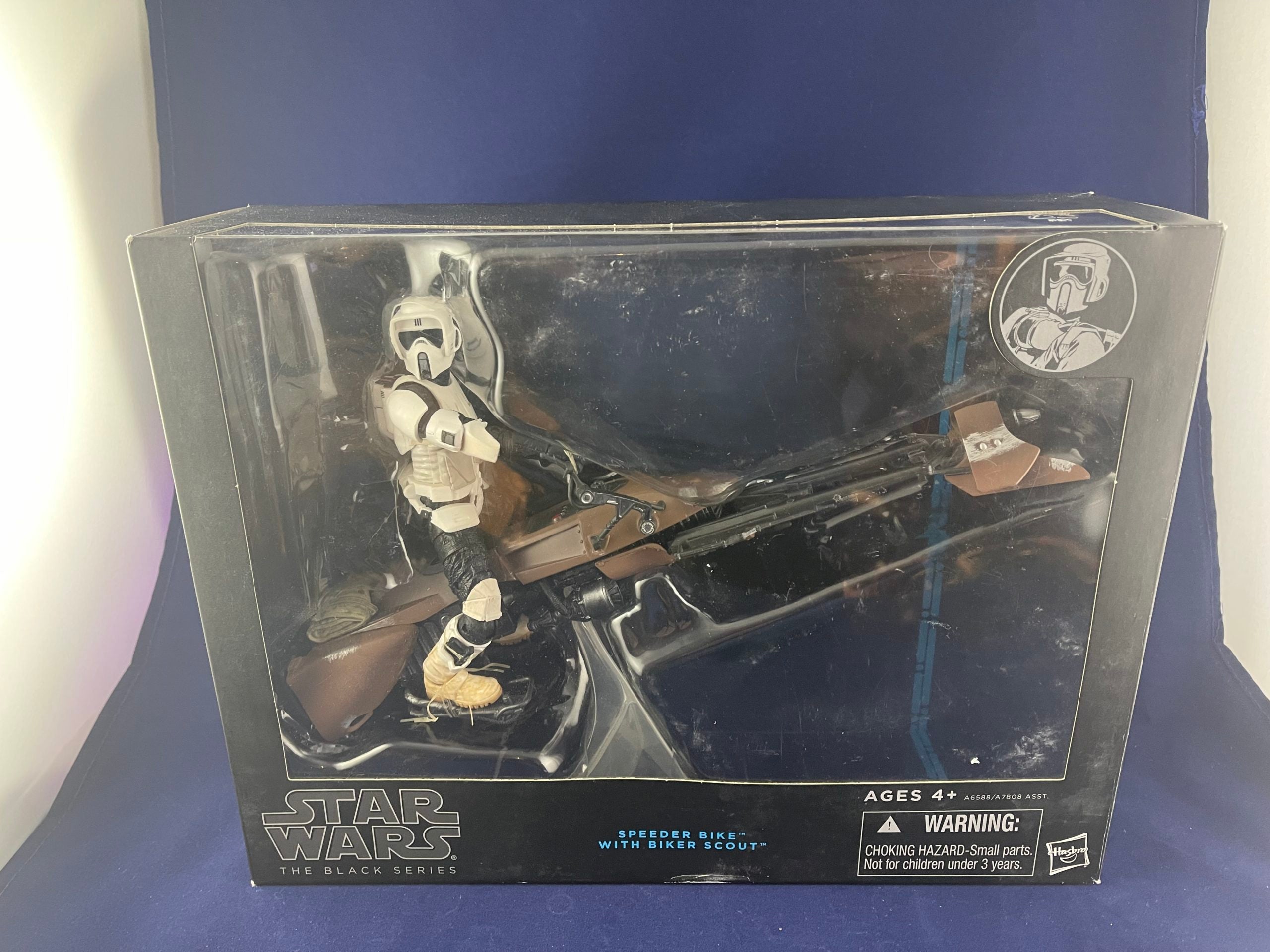 Star Wars The Black Series Speeder Bike with Biker Scout