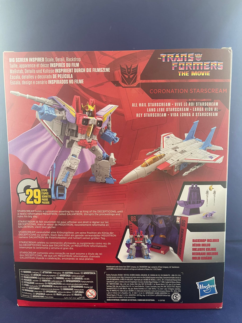 Transformers Studio Series 86-12 Leader The Transformers: The Movie Coronation Starscream