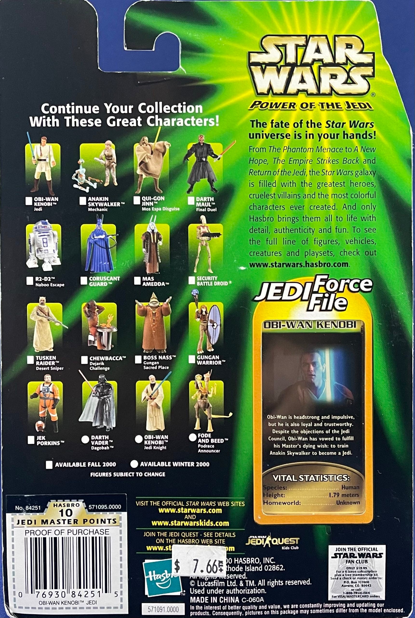 Star Wars power of the Jedi Obi-Wan-Kenobi