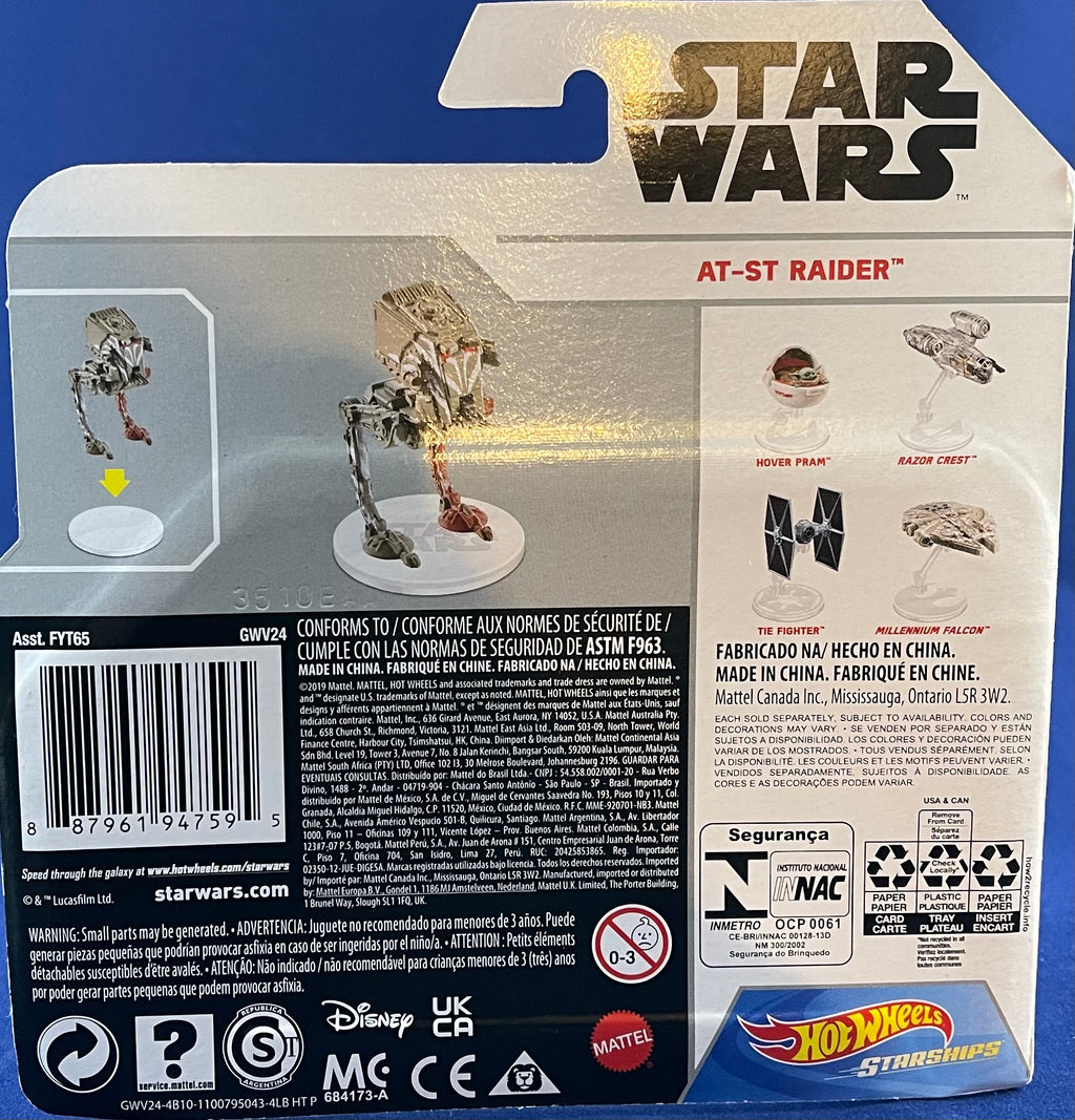 Star Wars Hot Wheel AT-ST Raider