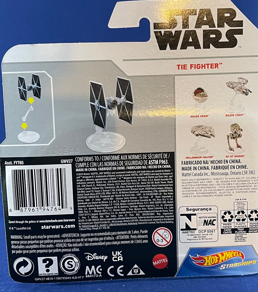 Star Wars Hot Wheels Tie Fighter