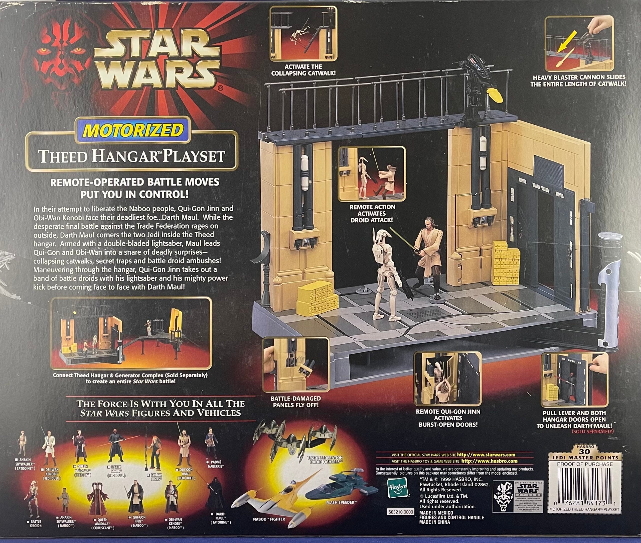 Star Wars Motorized Theed Hangar Playset