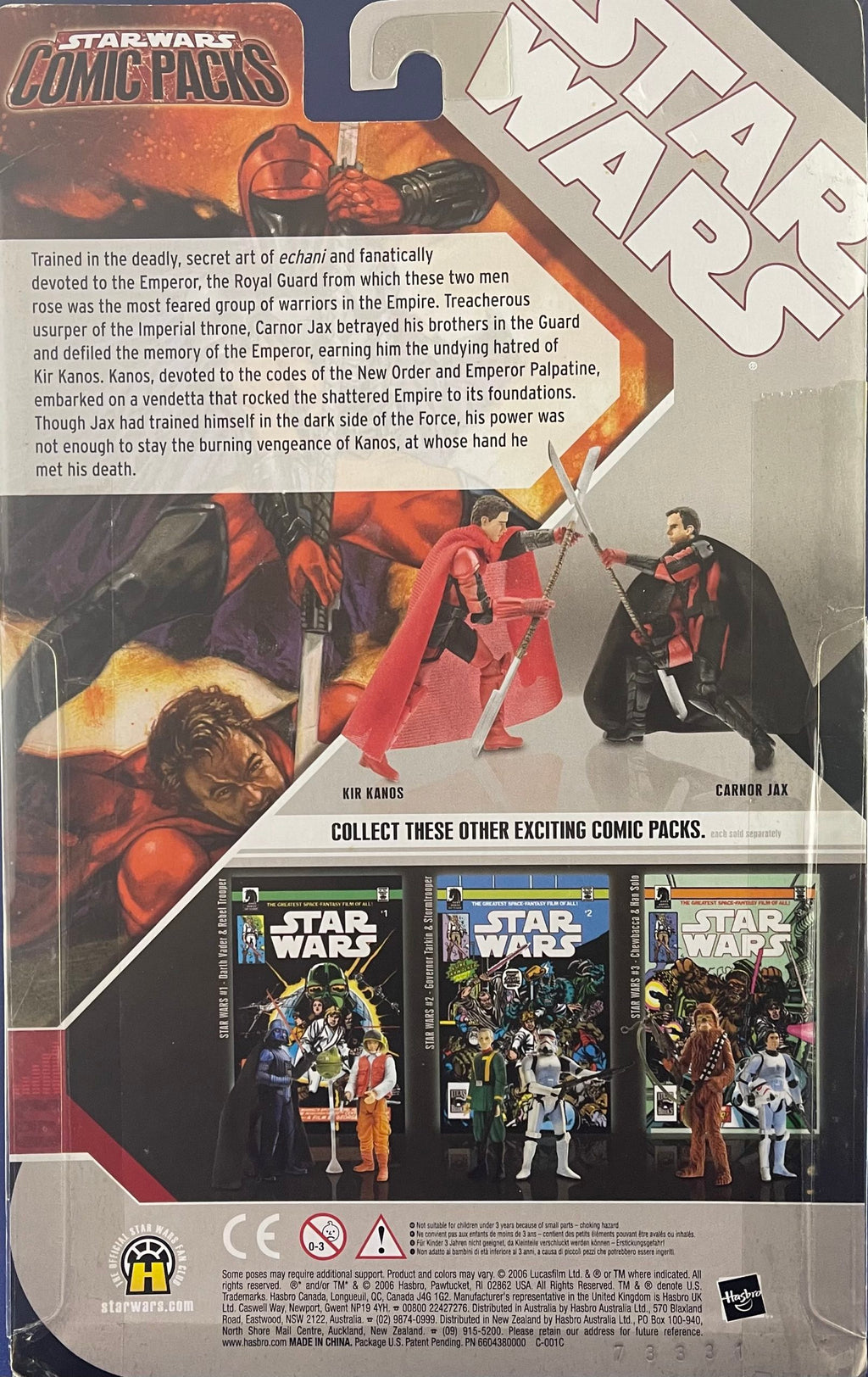 Star Wars Comic Pack #6 (Carnor Jax and Kir Kanos)