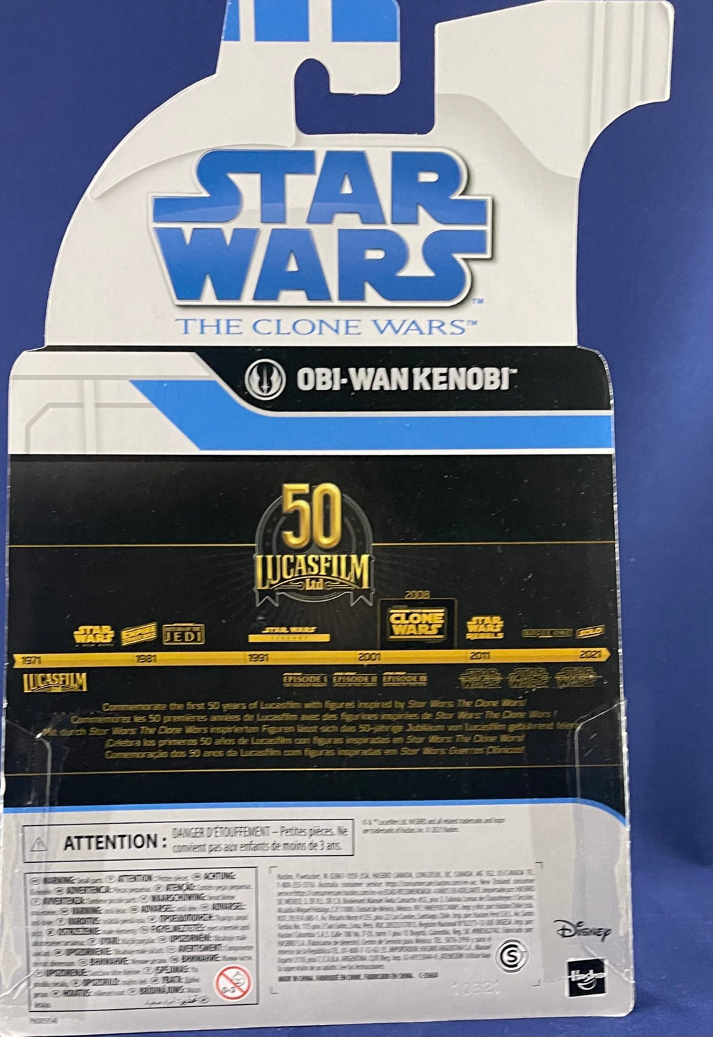 Star Wars The Black Series Clone Wars Obi-Wan Kenobi (Lucasfilm 50th)