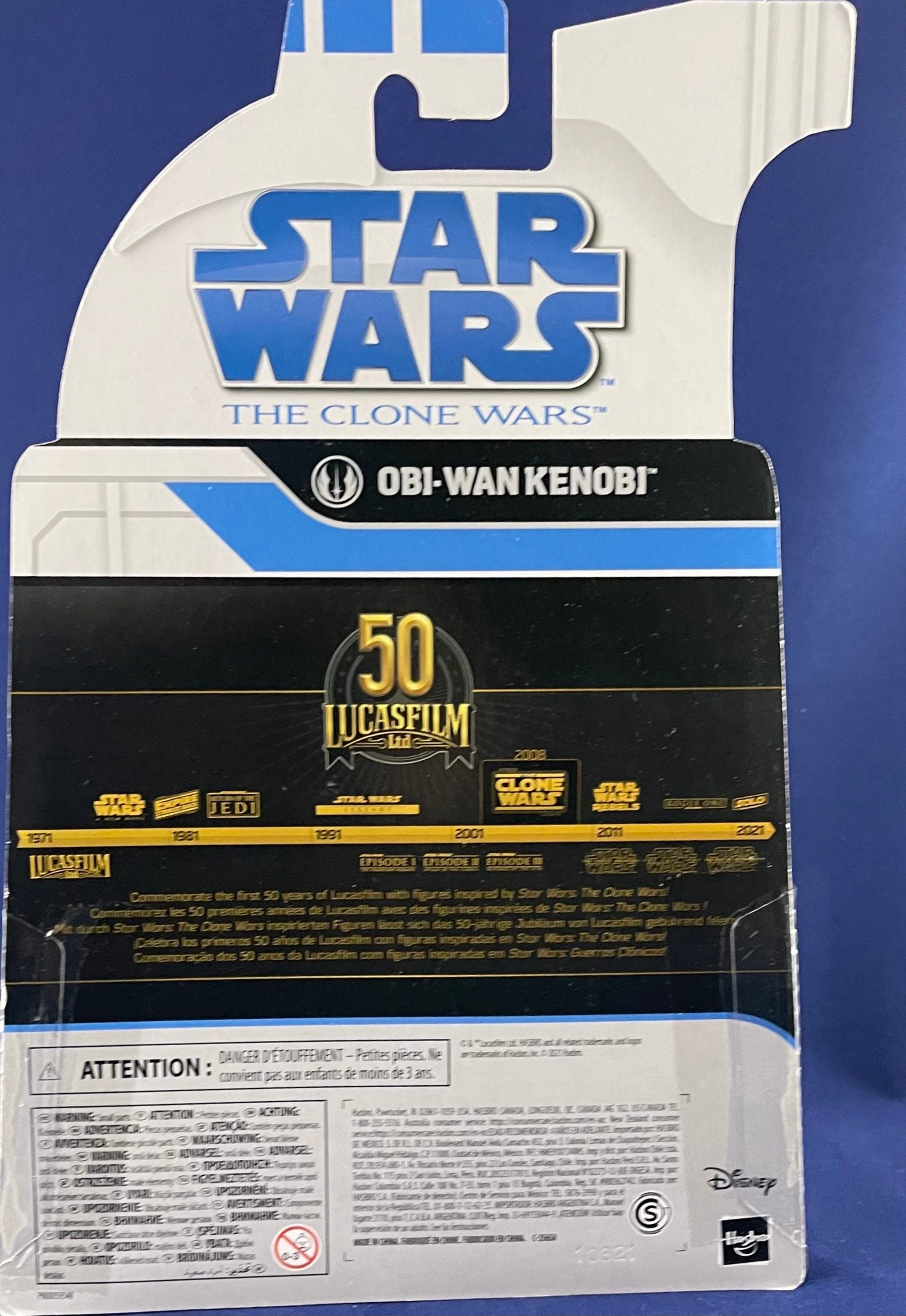 Star Wars The Black Series Clone Wars Obi-Wan Kenobi (Lucasfilm 50th)