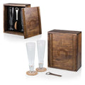 Star Wars Han and Leia Acacia Wood Beverage Glass Set of 2