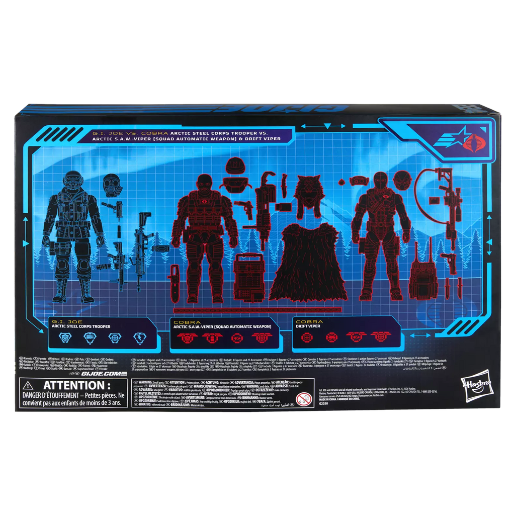 G.I. Joe Classified Series Arctic Battle 3-Pack