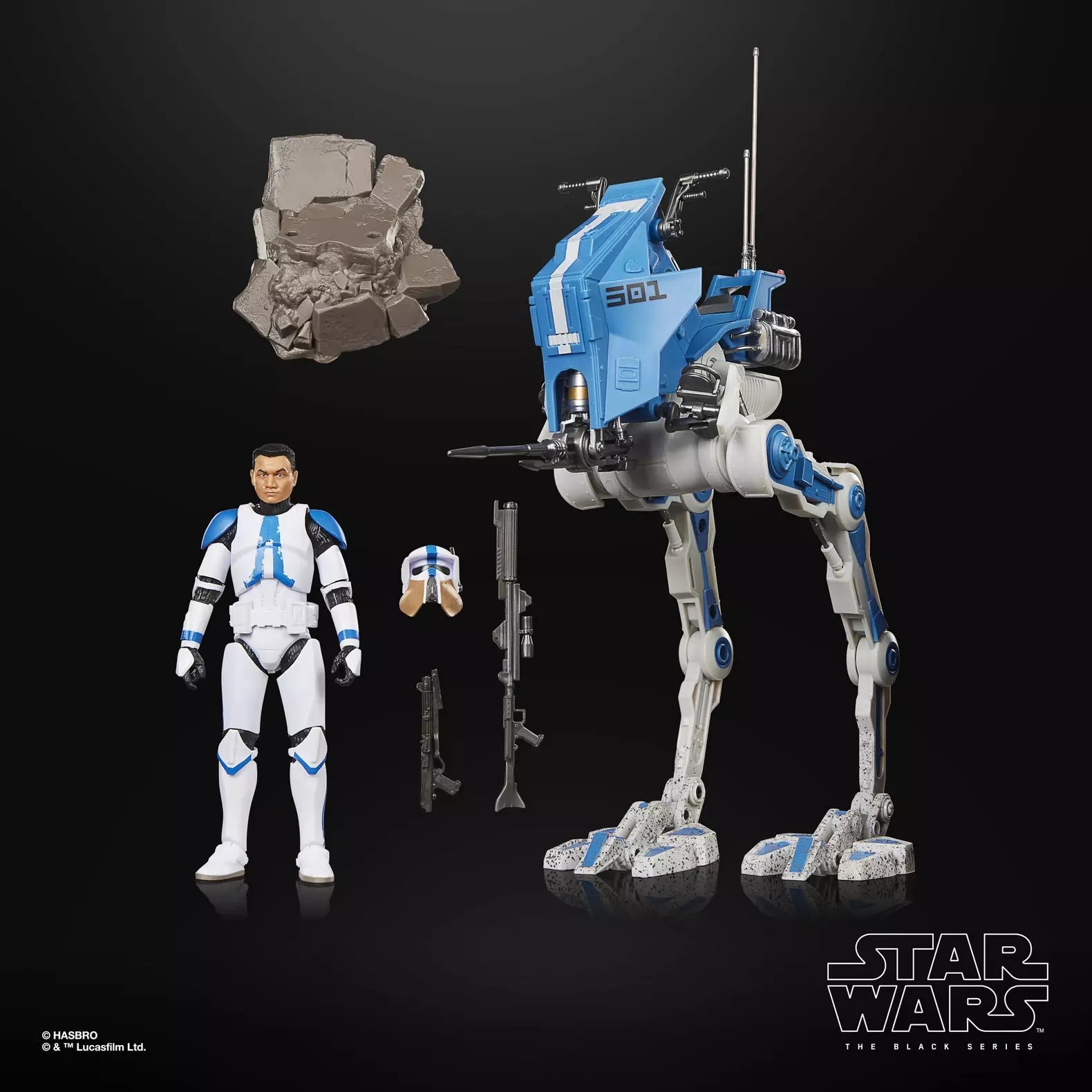 STAR WARS The Black Series ARF Trooper (501st) & AT-RT