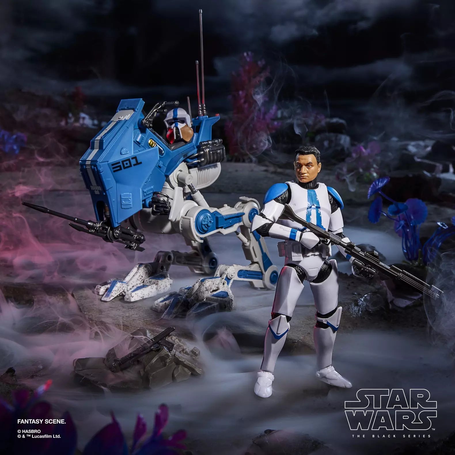STAR WARS The Black Series ARF Trooper (501st) & AT-RT