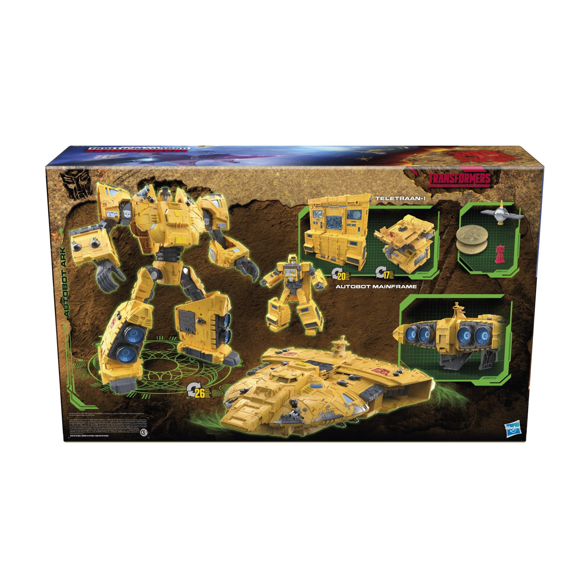 Transformers Generations War for Cybertron: Kingdom Titan WFC-K30 Autobot Ark Figure