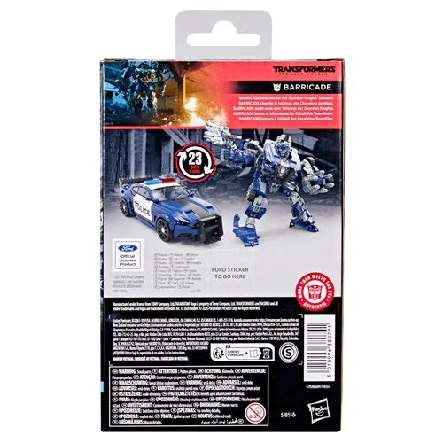 Transformers Studio Series Deluxe Class Transformers: Age of Extinction Barricade