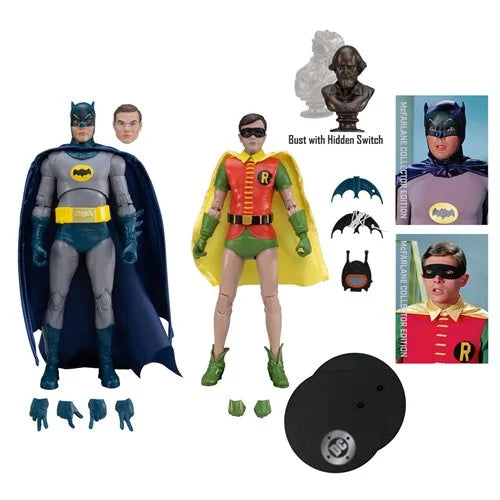 DC Multiverse Batman and Robin Batman Classic TV Series McFarlane Collector Edition #5 7-Inch Action Figure 2-Pack