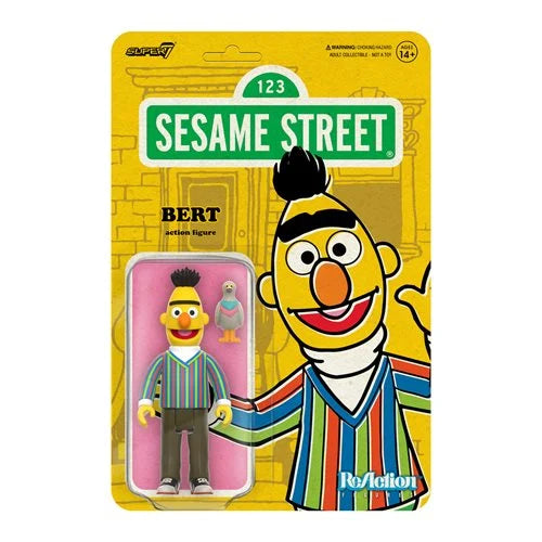 Sesame Street Bert 3 3/4-Inch ReAction Figure