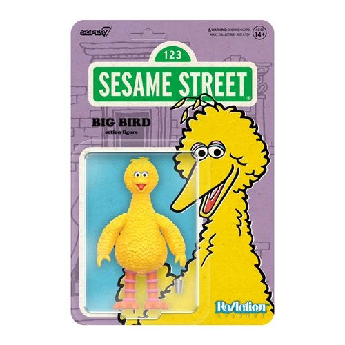 Sesame Street Big Bird 3 3/4-Inch ReAction Figure