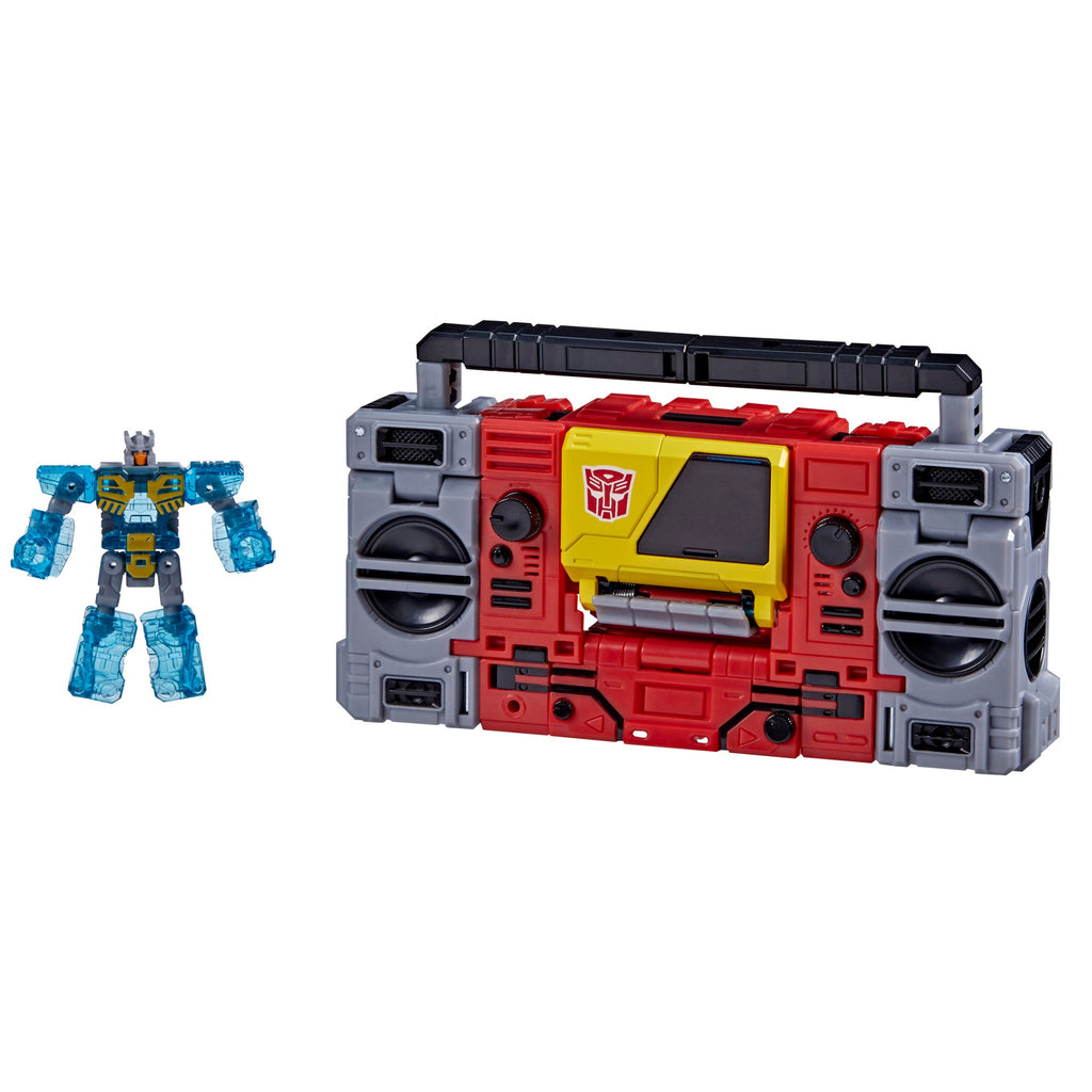 Transformers Generations War for Cybertron: Kingdom Voyager WFC-K44 Autobot Blaster & Eject