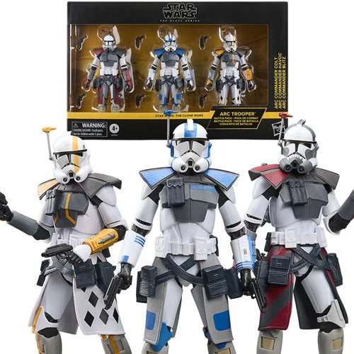 Star Wars The Black Series ARC Trooper Battle Pack Havoc, Colt, Blitz 6-Inch Action Figure