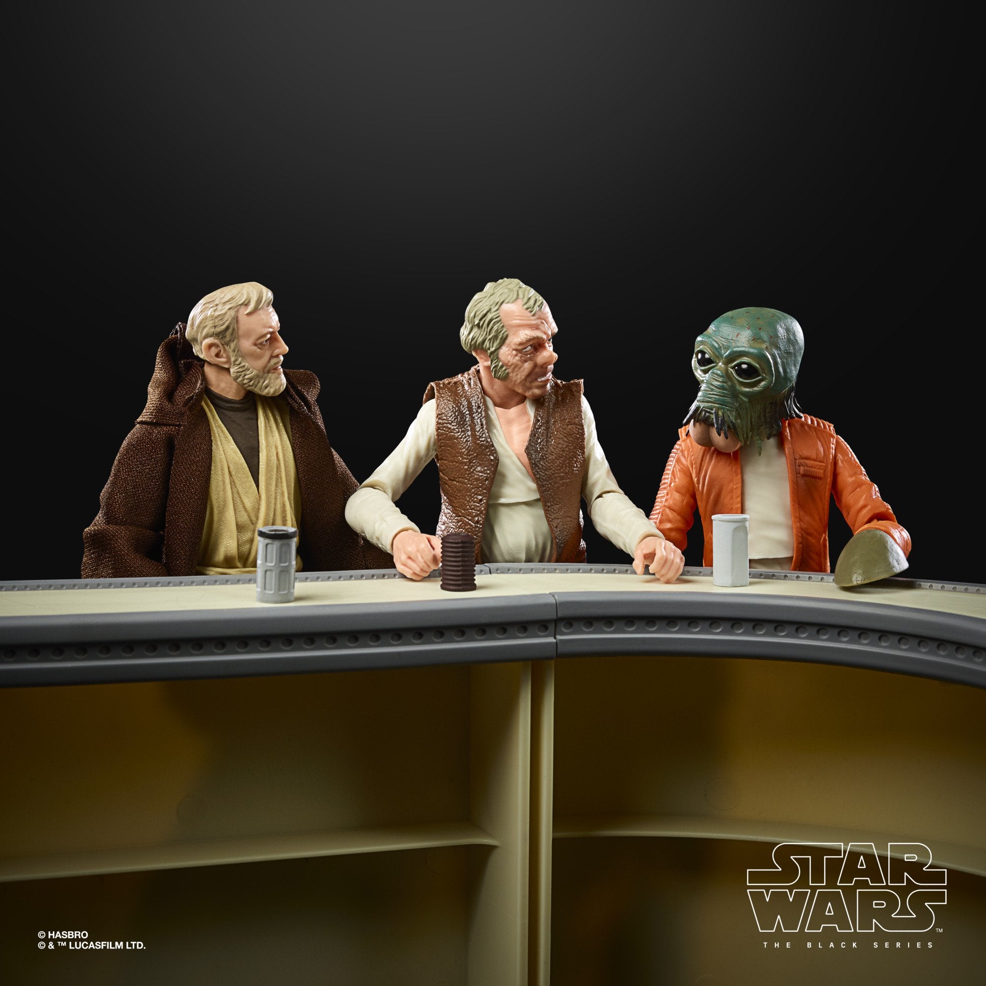 Star Wars The Black Series The Power of the Force Cantina Showdown