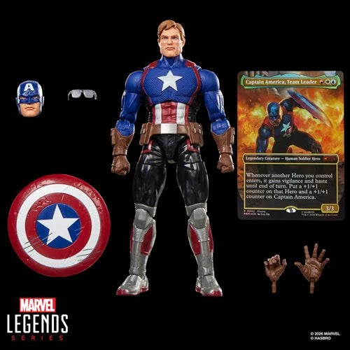 Marvel Super Heroes Magic: The Gathering Marvel Legends Series Captain America (Avengers: Twilight) 6-Inch Action Figure