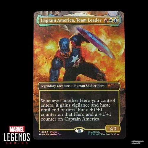 Marvel Super Heroes Magic: The Gathering Marvel Legends Series Captain America (Avengers: Twilight) 6-Inch Action Figure