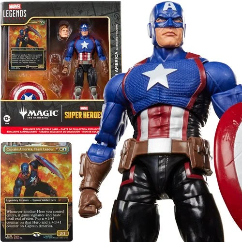 Marvel Super Heroes Magic: The Gathering Marvel Legends Series Captain America (Avengers: Twilight) 6-Inch Action Figure