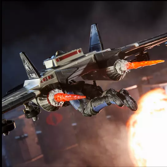 G.I. Joe Classified Series #152, Cobra Pilot Action Figure & Cobra C.L.A.W. (Covert Light Aerial Weapon)