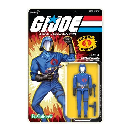 G.I. Joe Cobra Commander (Cartoon) 3 3/4-Inch ReAction+ Figure