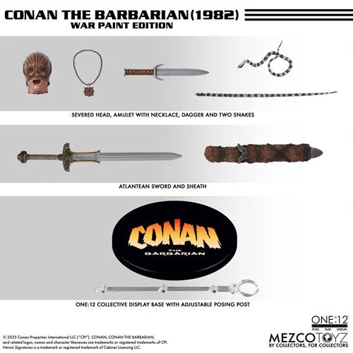 Conan The Barbarian (1982): War Paint Edition One:12 Collective Action Figure