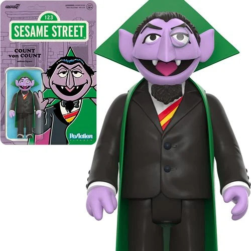 Sesame Street Count von Count 3 3/4-Inch ReAction Figure