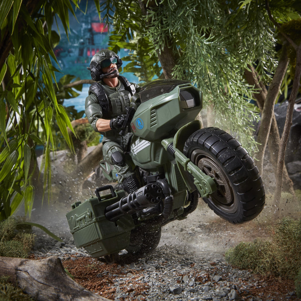 G.I. Joe Classified Series Alvin “Breaker” Kinney with RAM Cycle