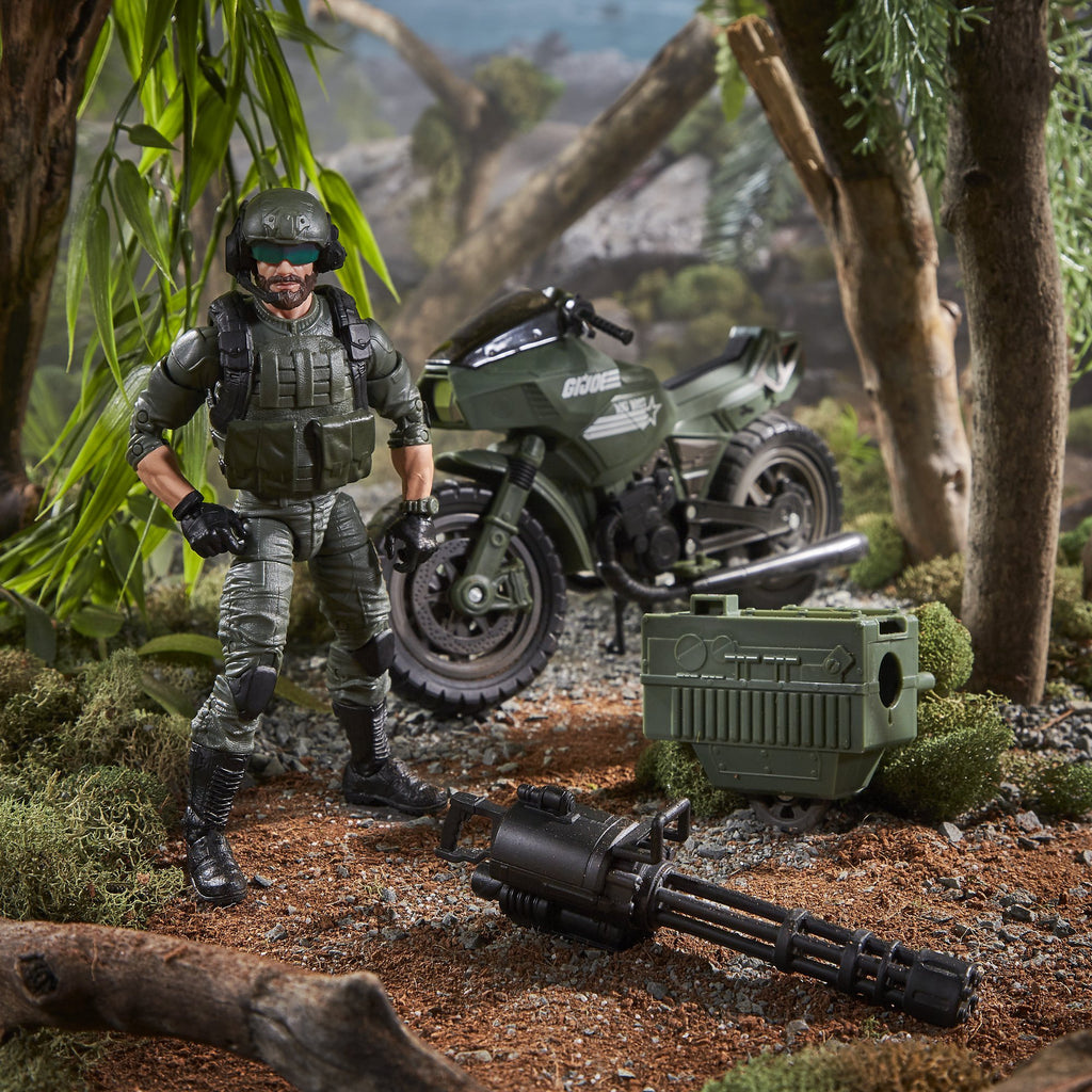 G.I. Joe Classified Series Alvin “Breaker” Kinney with RAM Cycle