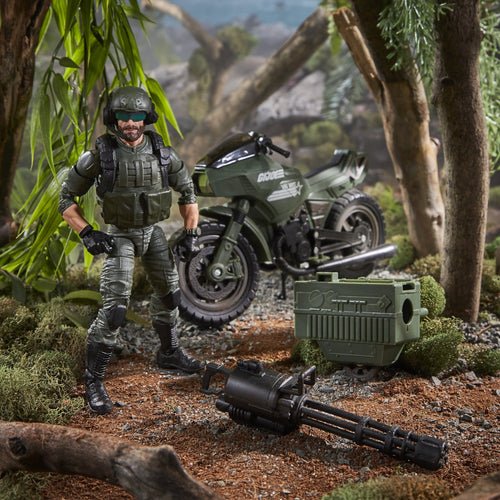 G.I. Joe Classified Series Alvin “Breaker” Kinney with RAM Cycle