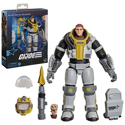 G.I. Joe Classified Series Deluxe Malcom Deep Six Willoughby 6-Inch Action Figure