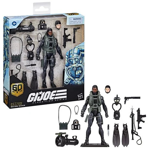 G.I. Joe Classified Series 60th Anniversary 6-Inch Action Sailor Recon Diver