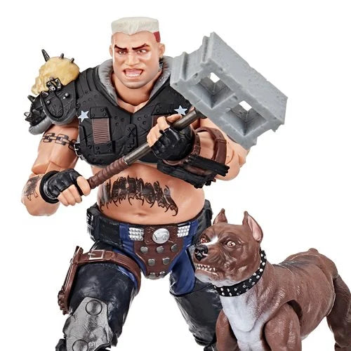 G.I. Joe Classified Series Dreadnok Road Pig and Rawkus Pet Dog Pit Bull 6-Inch Action Figure